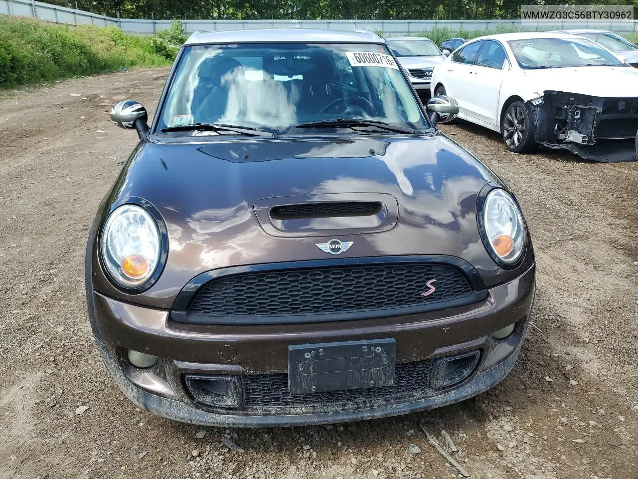 2011 Mini Cooper S Clubman VIN: WMWZG3C56BTY30962 Lot: 60600716