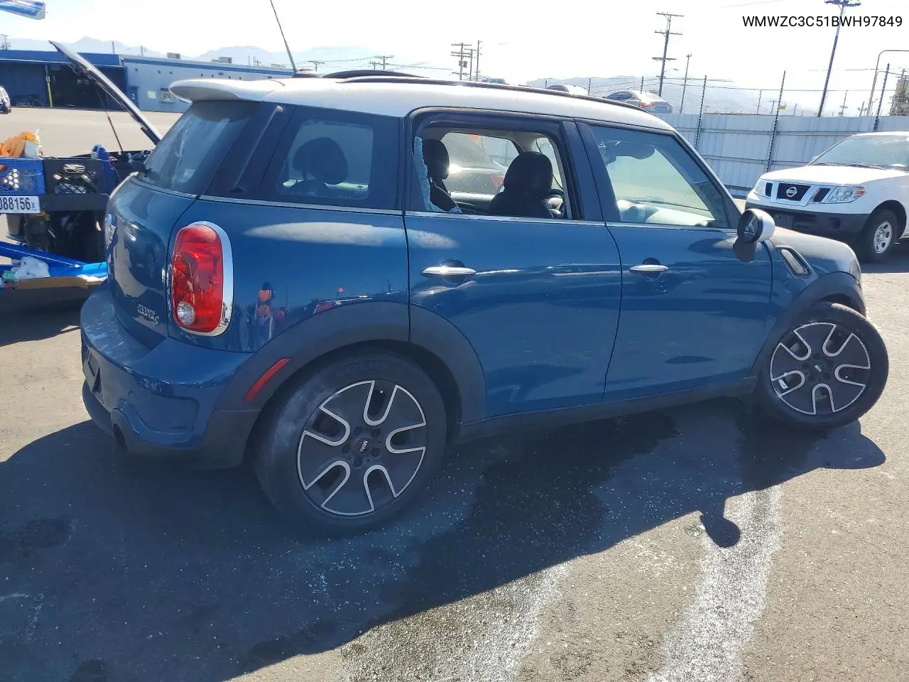 2011 Mini Cooper S Countryman VIN: WMWZC3C51BWH97849 Lot: 60852616
