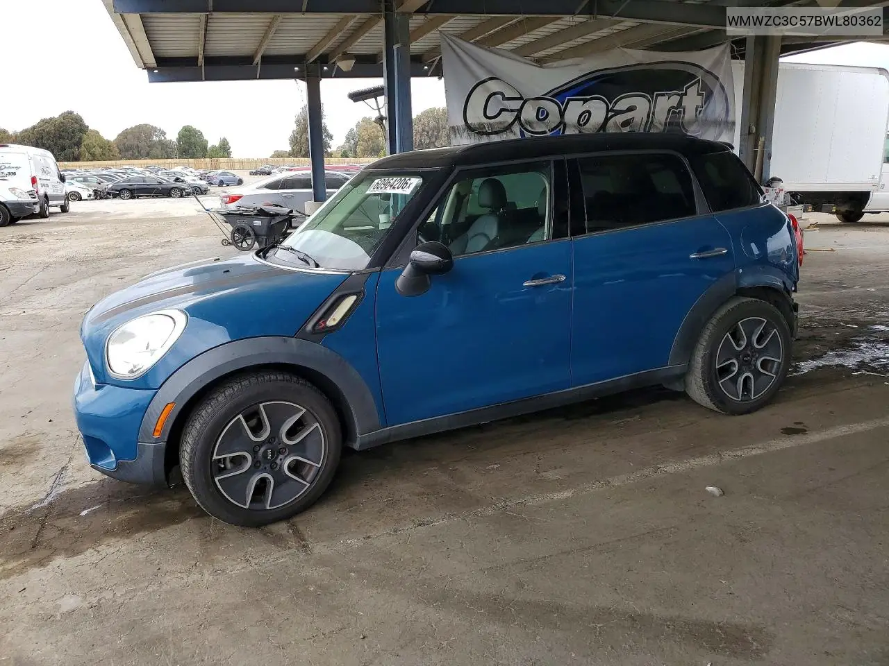 2011 Mini Cooper S Countryman VIN: WMWZC3C57BWL80362 Lot: 60964206