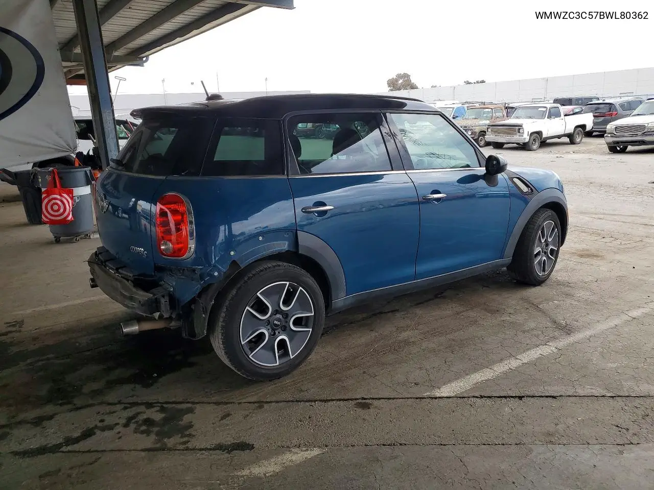 2011 Mini Cooper S Countryman VIN: WMWZC3C57BWL80362 Lot: 60964206