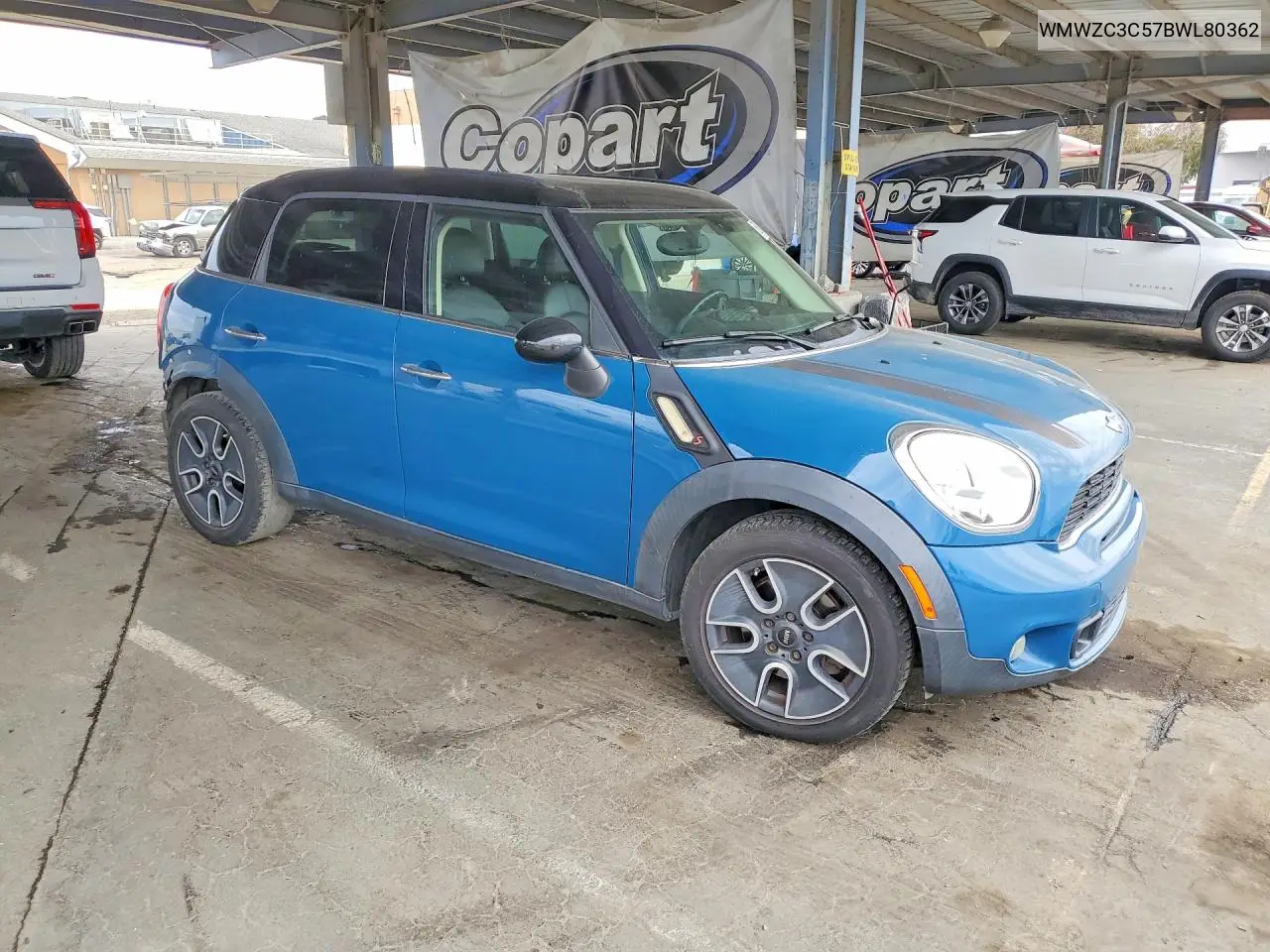 2011 Mini Cooper S Countryman VIN: WMWZC3C57BWL80362 Lot: 60964206