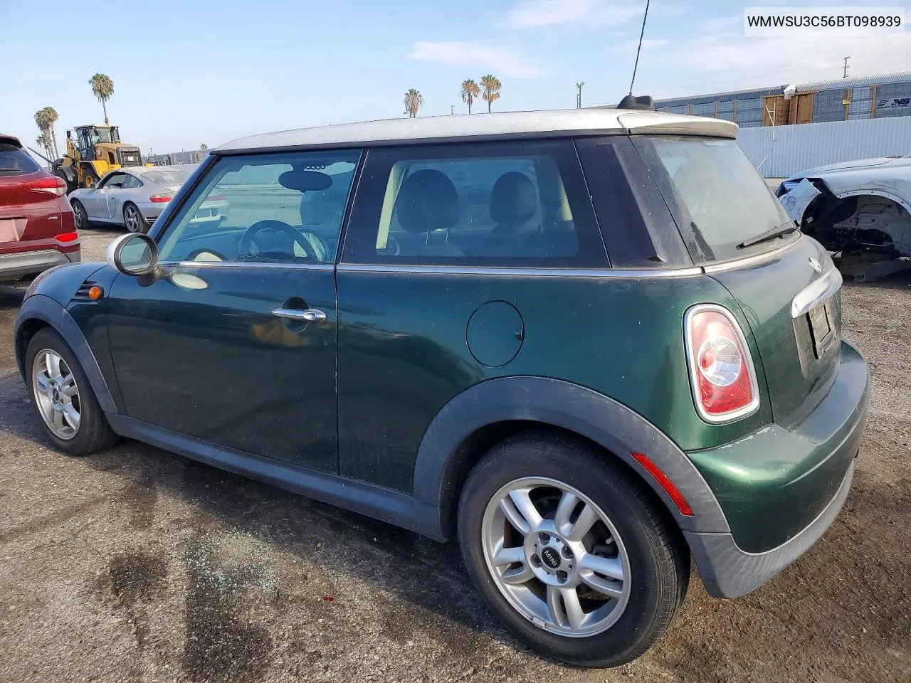 2011 Mini Cooper VIN: WMWSU3C56BT098939 Lot: 61287686