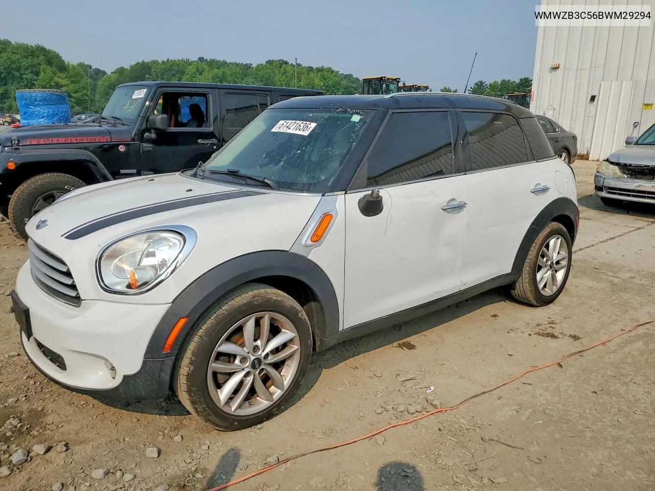 2011 Mini Cooper Countryman VIN: WMWZB3C56BWM29294 Lot: 61421636
