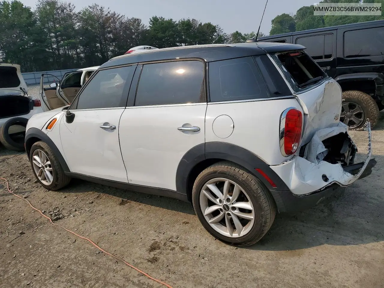 2011 Mini Cooper Countryman VIN: WMWZB3C56BWM29294 Lot: 61421636
