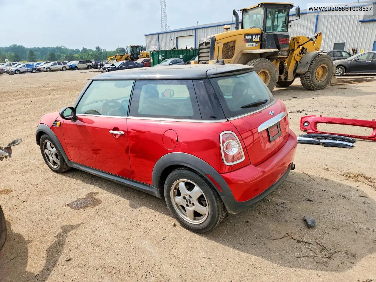 2011 Mini Cooper VIN: WMWSU3C58BT098537 Lot: 61662836