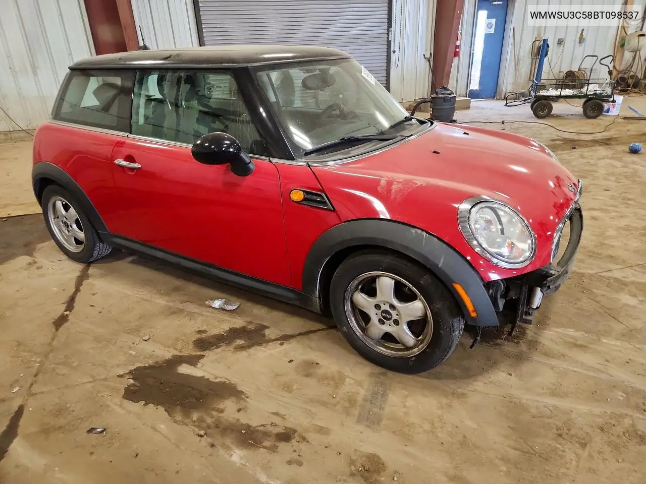 2011 Mini Cooper VIN: WMWSU3C58BT098537 Lot: 61662836