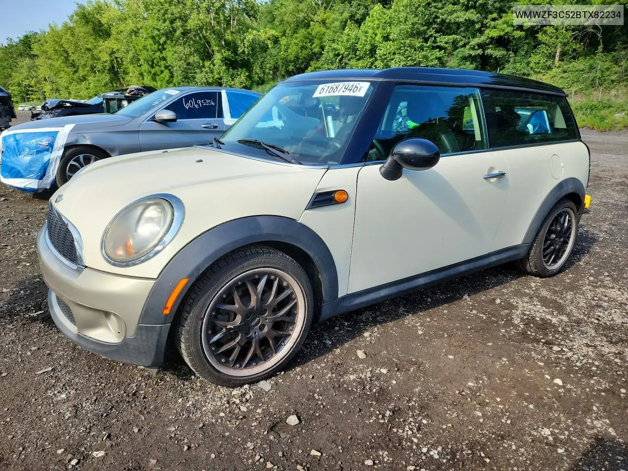 2011 Mini Cooper Clubman VIN: WMWZF3C52BTX82234 Lot: 61687946