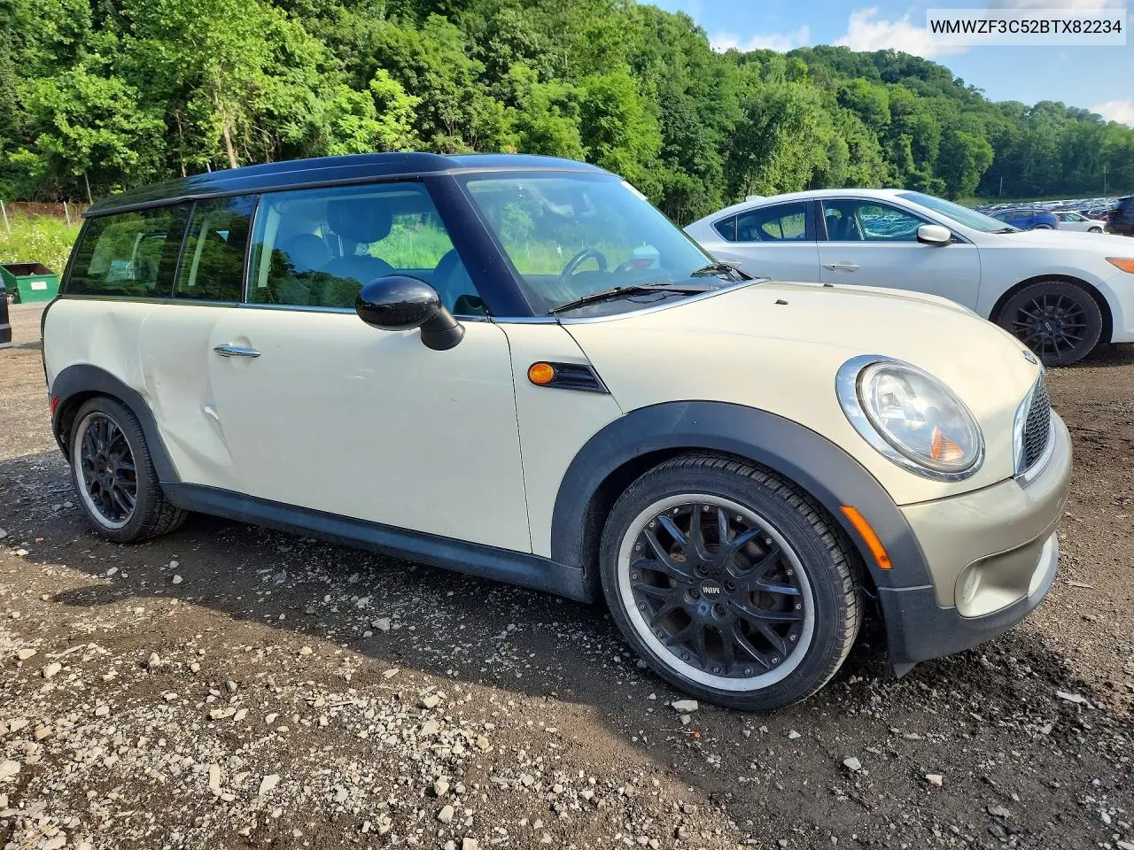 2011 Mini Cooper Clubman VIN: WMWZF3C52BTX82234 Lot: 61687946