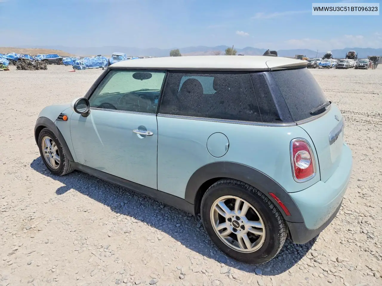 2011 Mini Cooper VIN: WMWSU3C51BT096323 Lot: 61816466