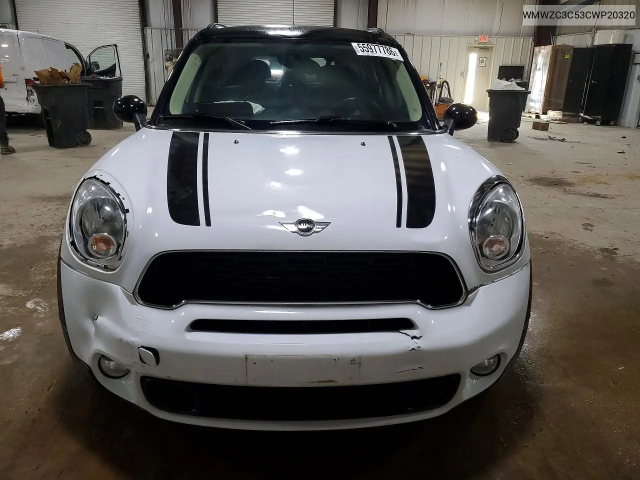 2012 Mini Cooper S Countryman VIN: WMWZC3C53CWP20320 Lot: 55977786