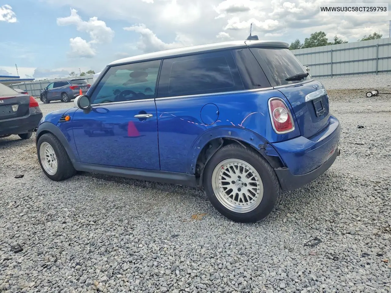 2012 Mini Cooper VIN: WMWSU3C58CT259793 Lot: 59856016