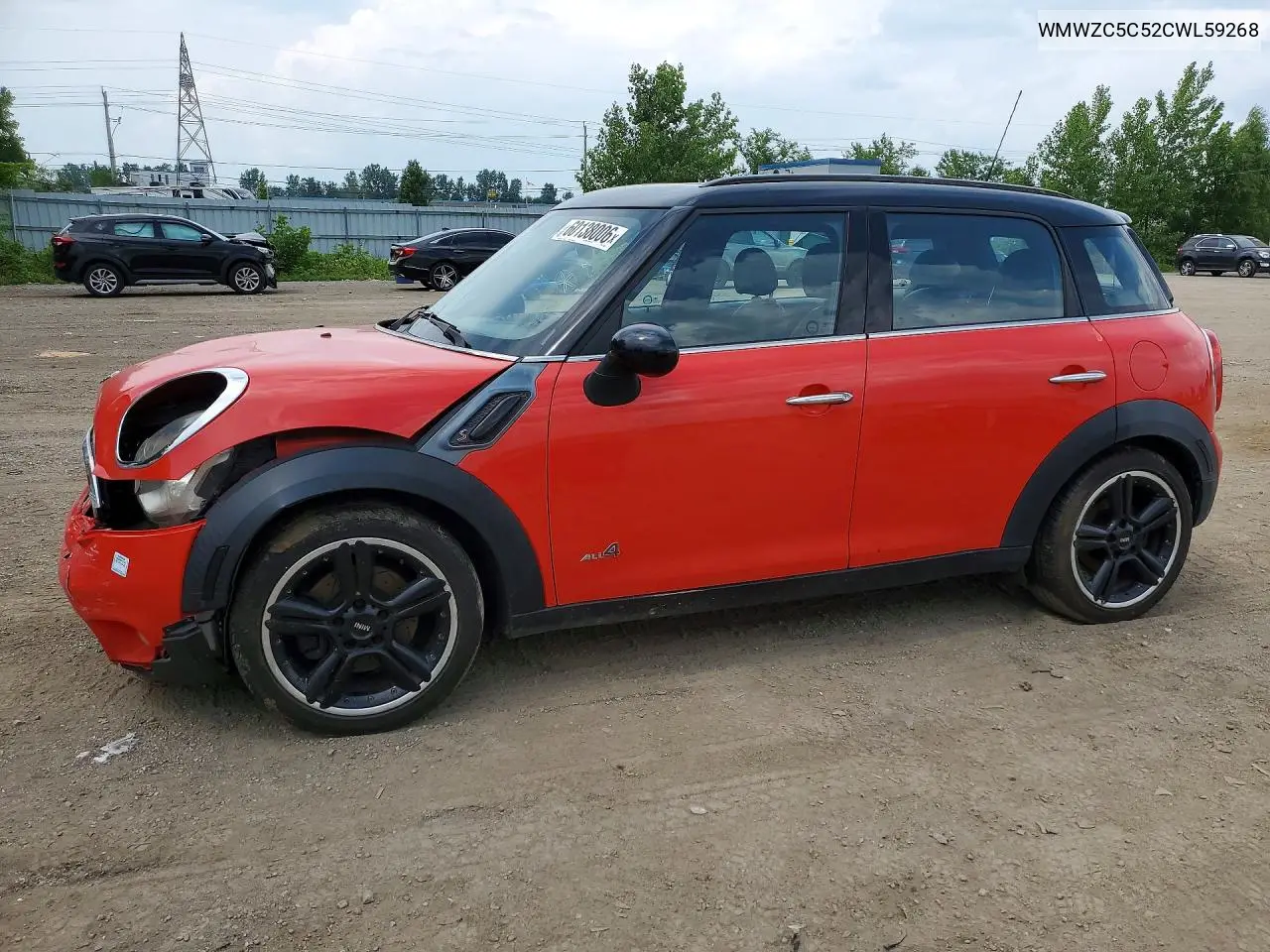 2012 Mini Cooper S Countryman VIN: WMWZC5C52CWL59268 Lot: 60138006