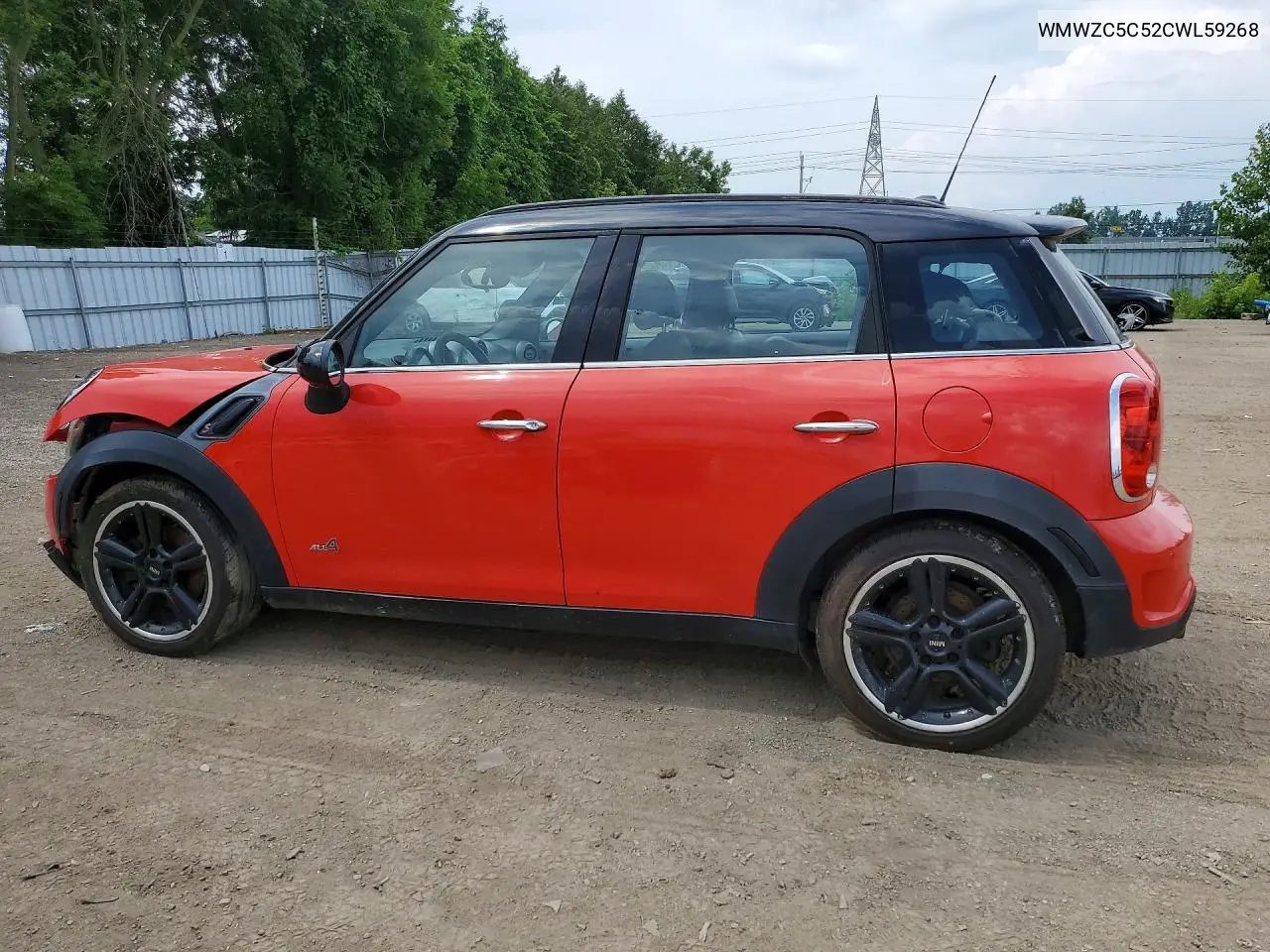 2012 Mini Cooper S Countryman VIN: WMWZC5C52CWL59268 Lot: 60138006