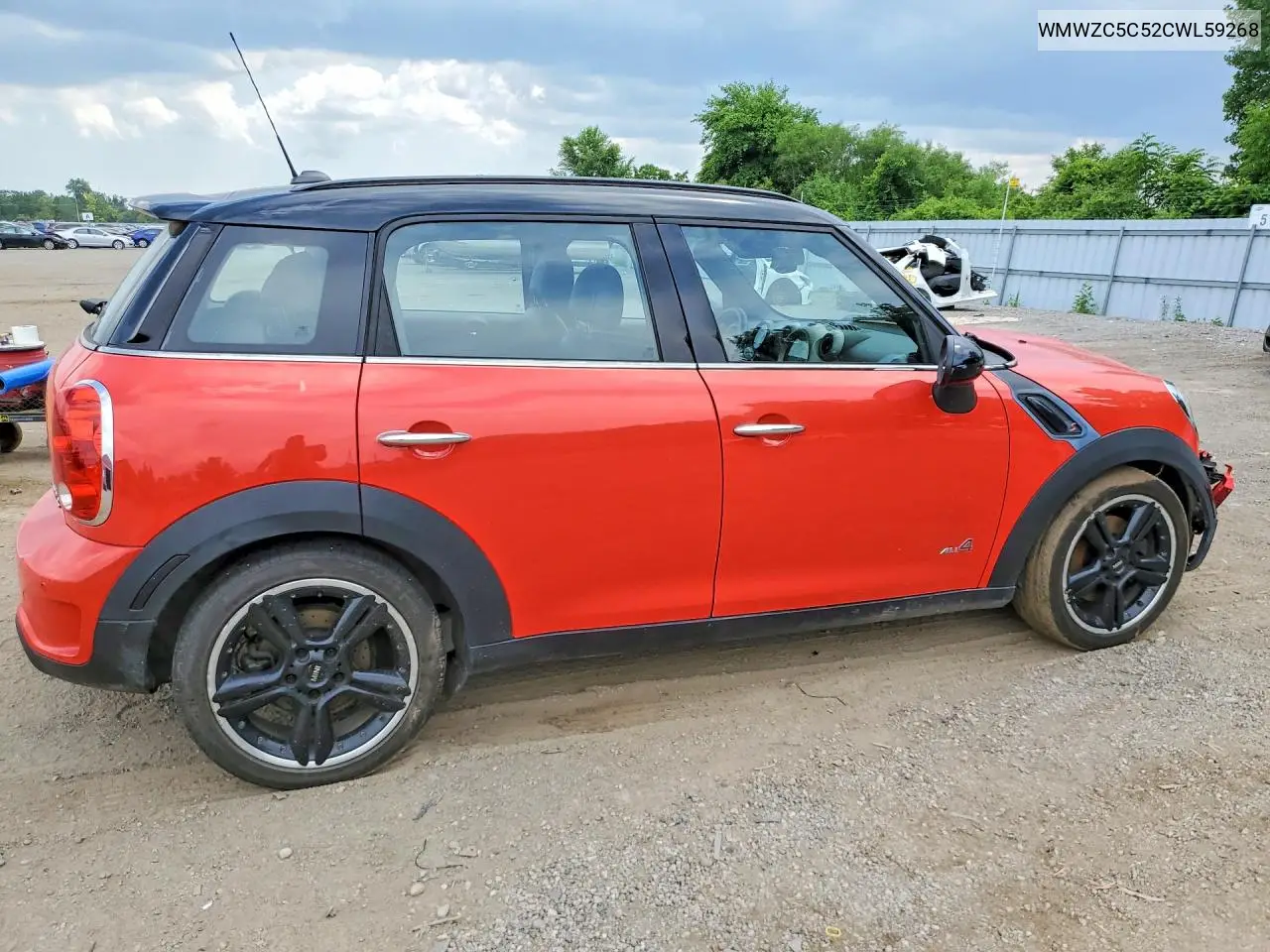 2012 Mini Cooper S Countryman VIN: WMWZC5C52CWL59268 Lot: 60138006
