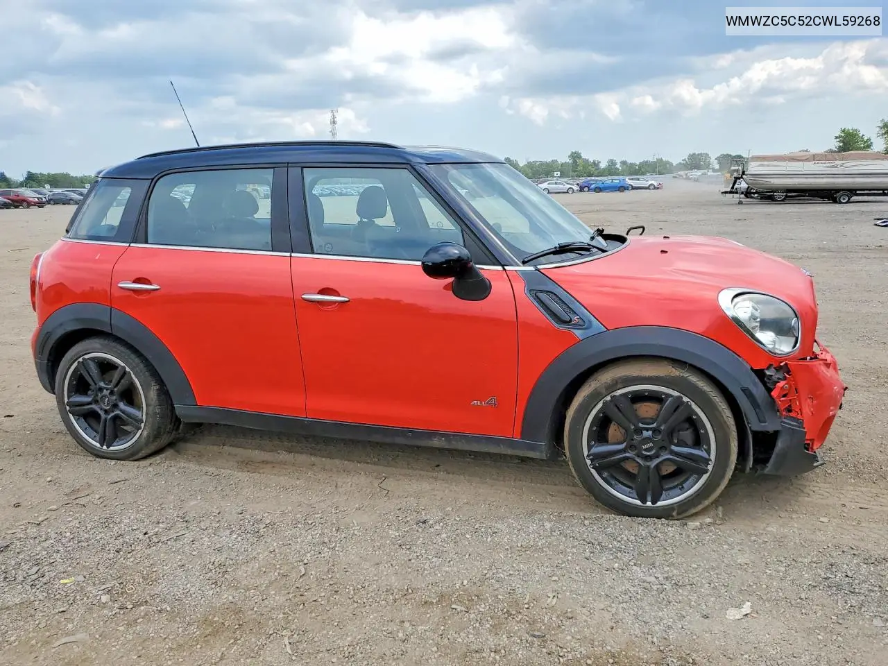2012 Mini Cooper S Countryman VIN: WMWZC5C52CWL59268 Lot: 60138006