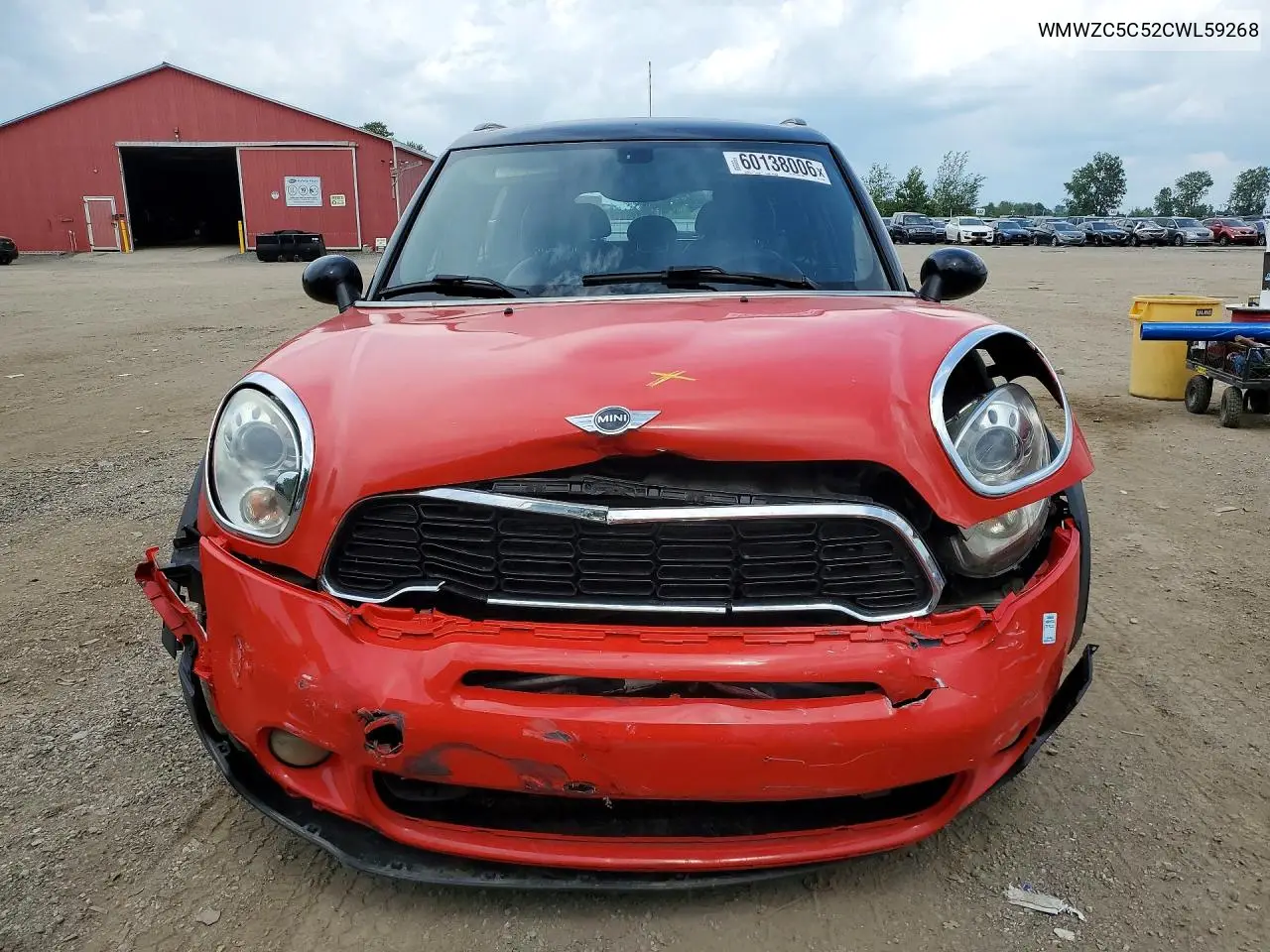 2012 Mini Cooper S Countryman VIN: WMWZC5C52CWL59268 Lot: 60138006