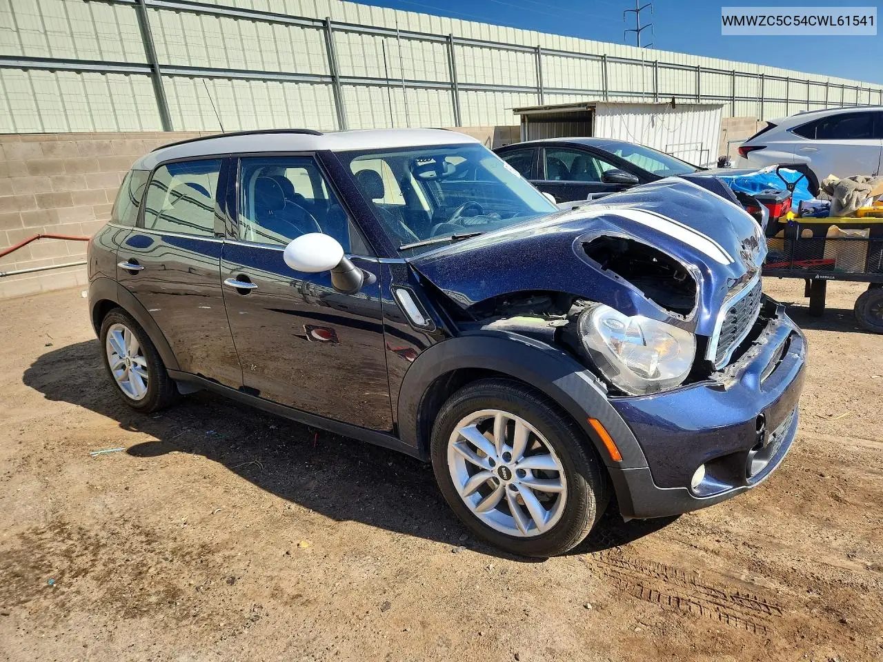 2012 Mini Cooper S Countryman VIN: WMWZC5C54CWL61541 Lot: 60430446