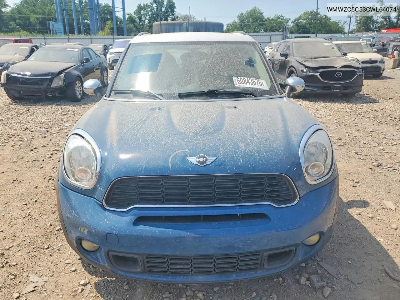 2012 Mini Cooper S Countryman VIN: WMWZC5C53CWL64074 Lot: 60843676