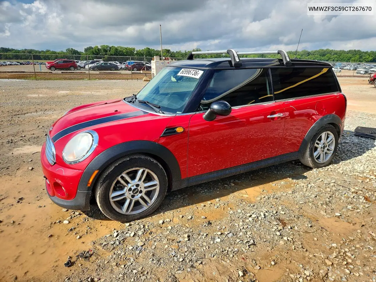 2012 Mini Cooper Clubman VIN: WMWZF3C59CT267670 Lot: 60996736