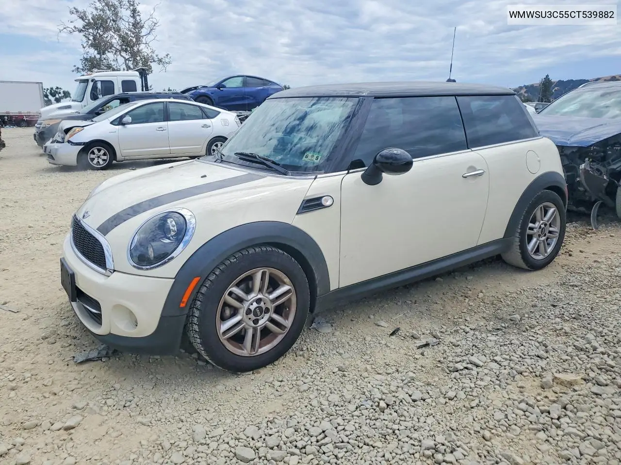 2012 Mini Cooper VIN: WMWSU3C55CT539882 Lot: 61057516