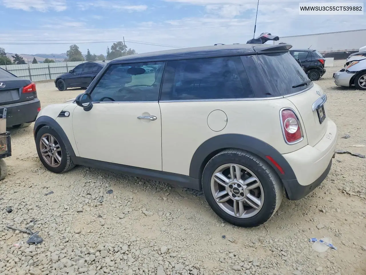 2012 Mini Cooper VIN: WMWSU3C55CT539882 Lot: 61057516