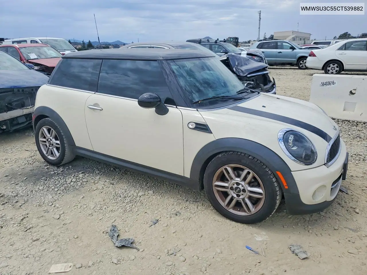 2012 Mini Cooper VIN: WMWSU3C55CT539882 Lot: 61057516