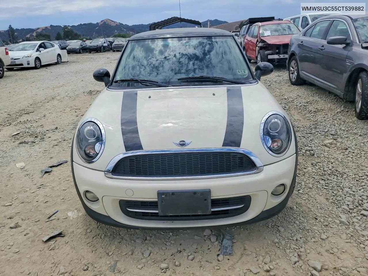 2012 Mini Cooper VIN: WMWSU3C55CT539882 Lot: 61057516