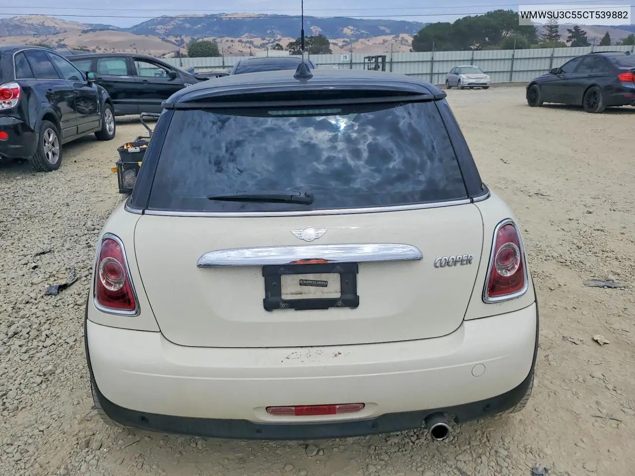 2012 Mini Cooper VIN: WMWSU3C55CT539882 Lot: 61057516