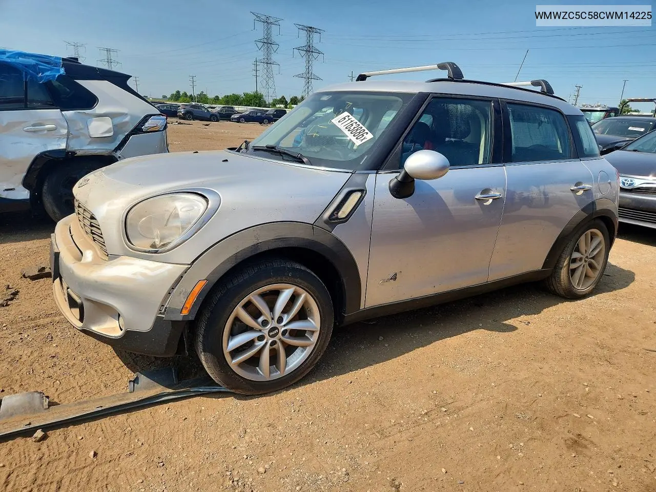 2012 Mini Cooper S Countryman VIN: WMWZC5C58CWM14225 Lot: 61163886