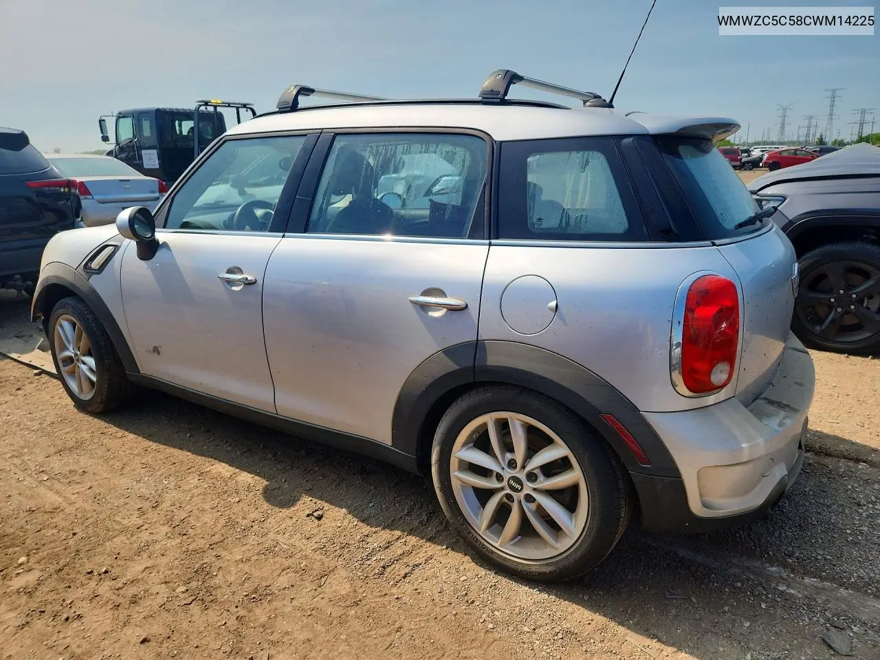 2012 Mini Cooper S Countryman VIN: WMWZC5C58CWM14225 Lot: 61163886