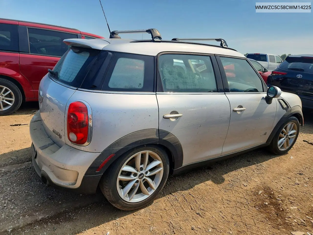 2012 Mini Cooper S Countryman VIN: WMWZC5C58CWM14225 Lot: 61163886