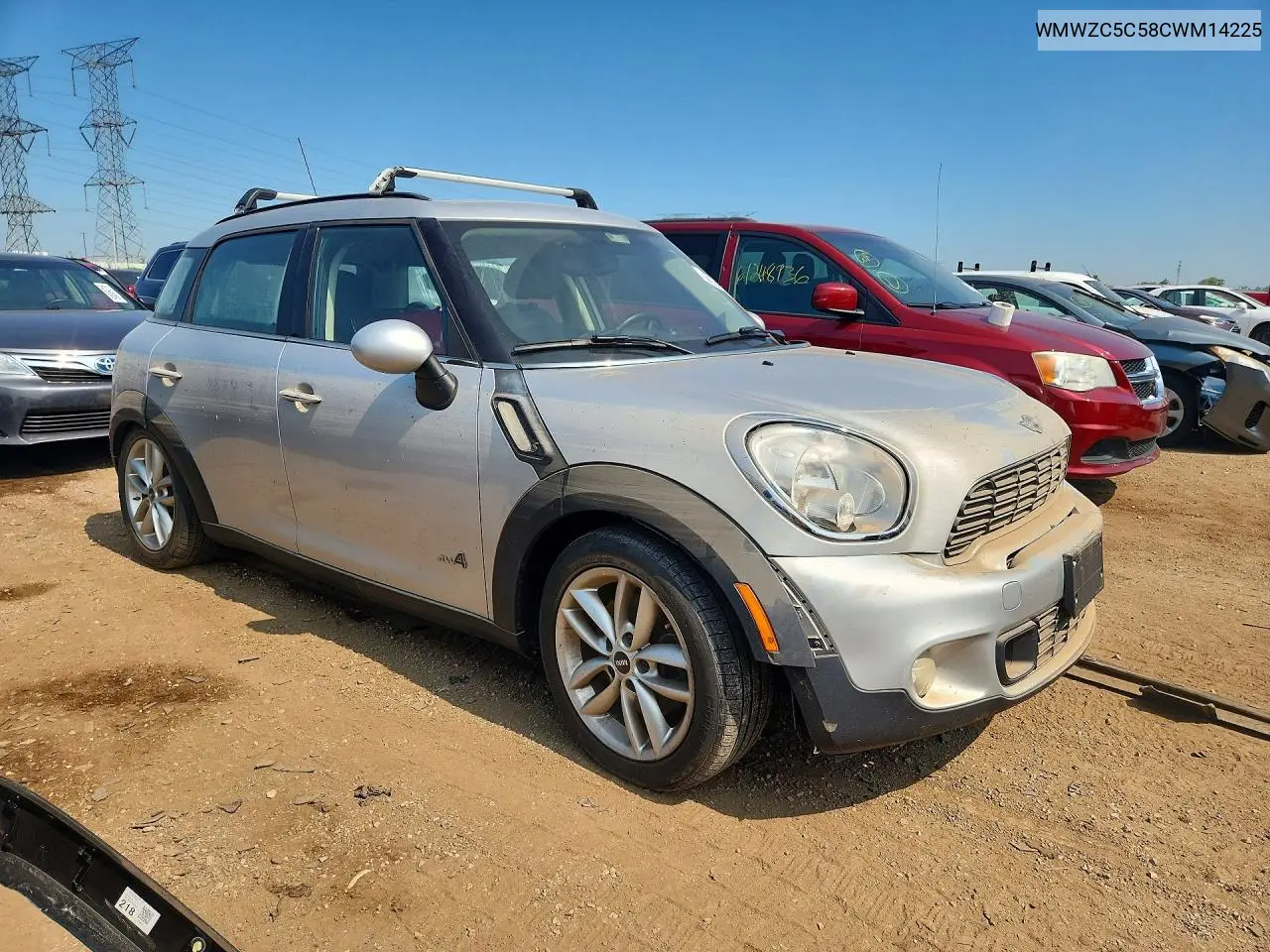 2012 Mini Cooper S Countryman VIN: WMWZC5C58CWM14225 Lot: 61163886