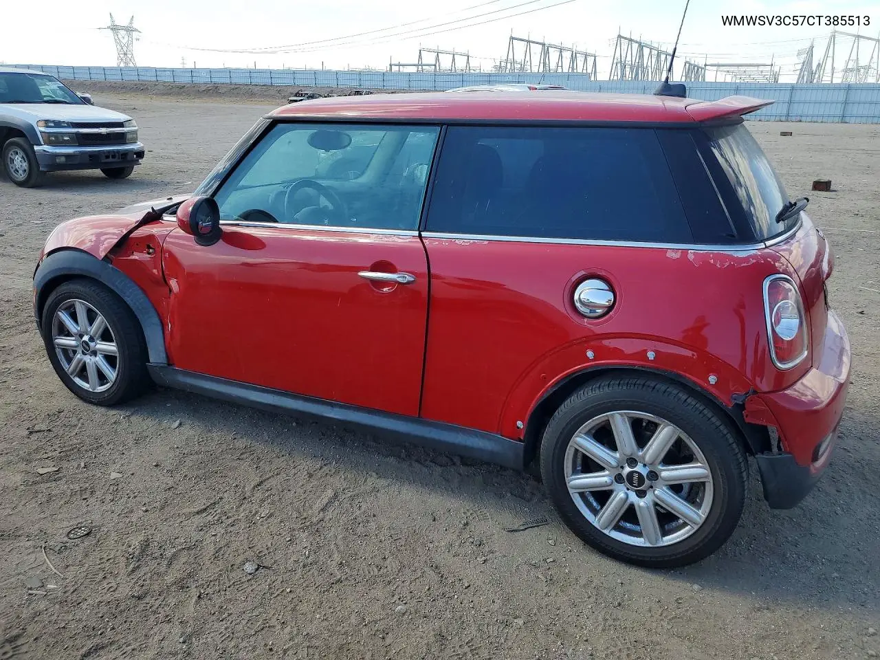 2012 Mini Cooper S VIN: WMWSV3C57CT385513 Lot: 61164936