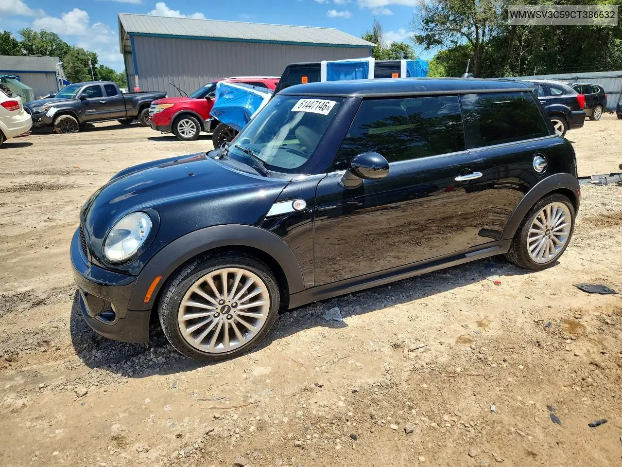 2012 Mini Cooper S VIN: WMWSV3C59CT386632 Lot: 61447146