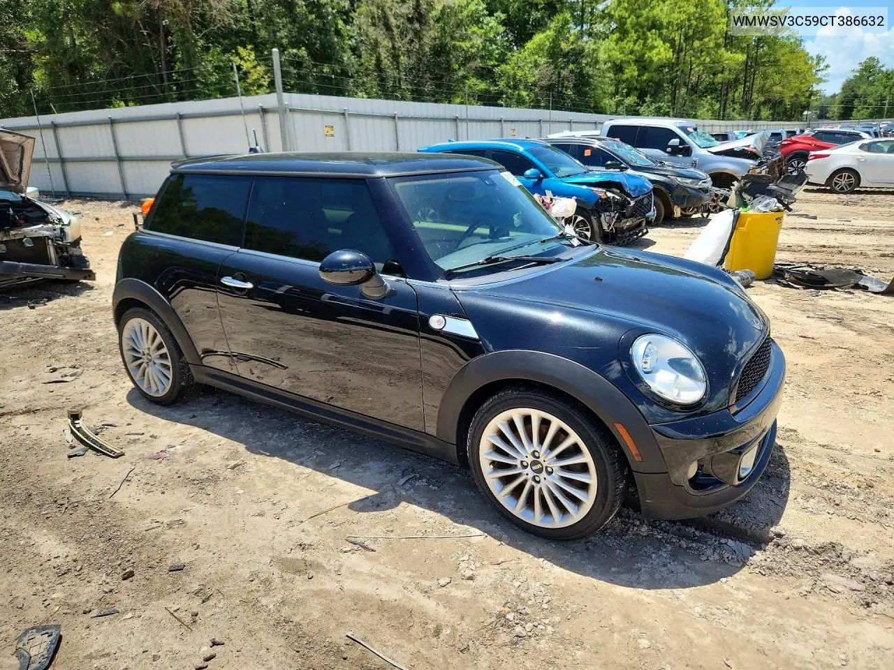 2012 Mini Cooper S VIN: WMWSV3C59CT386632 Lot: 61447146