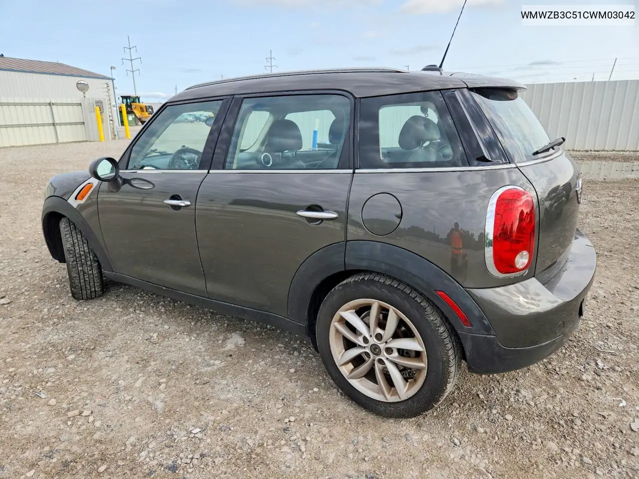 2012 Mini Cooper Countryman VIN: WMWZB3C51CWM03042 Lot: 62236256