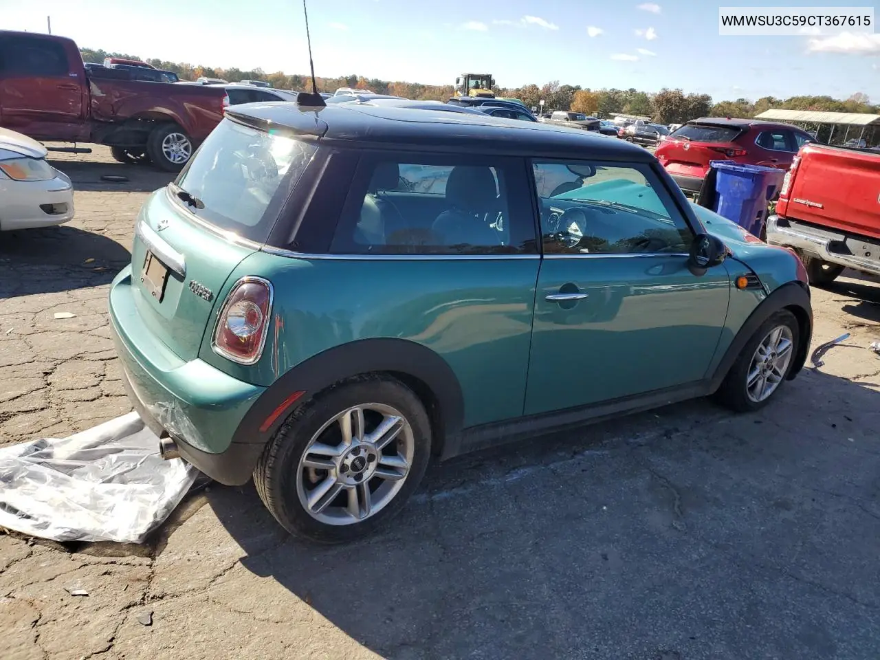 WMWSU3C59CT367615 2012 Mini Cooper
