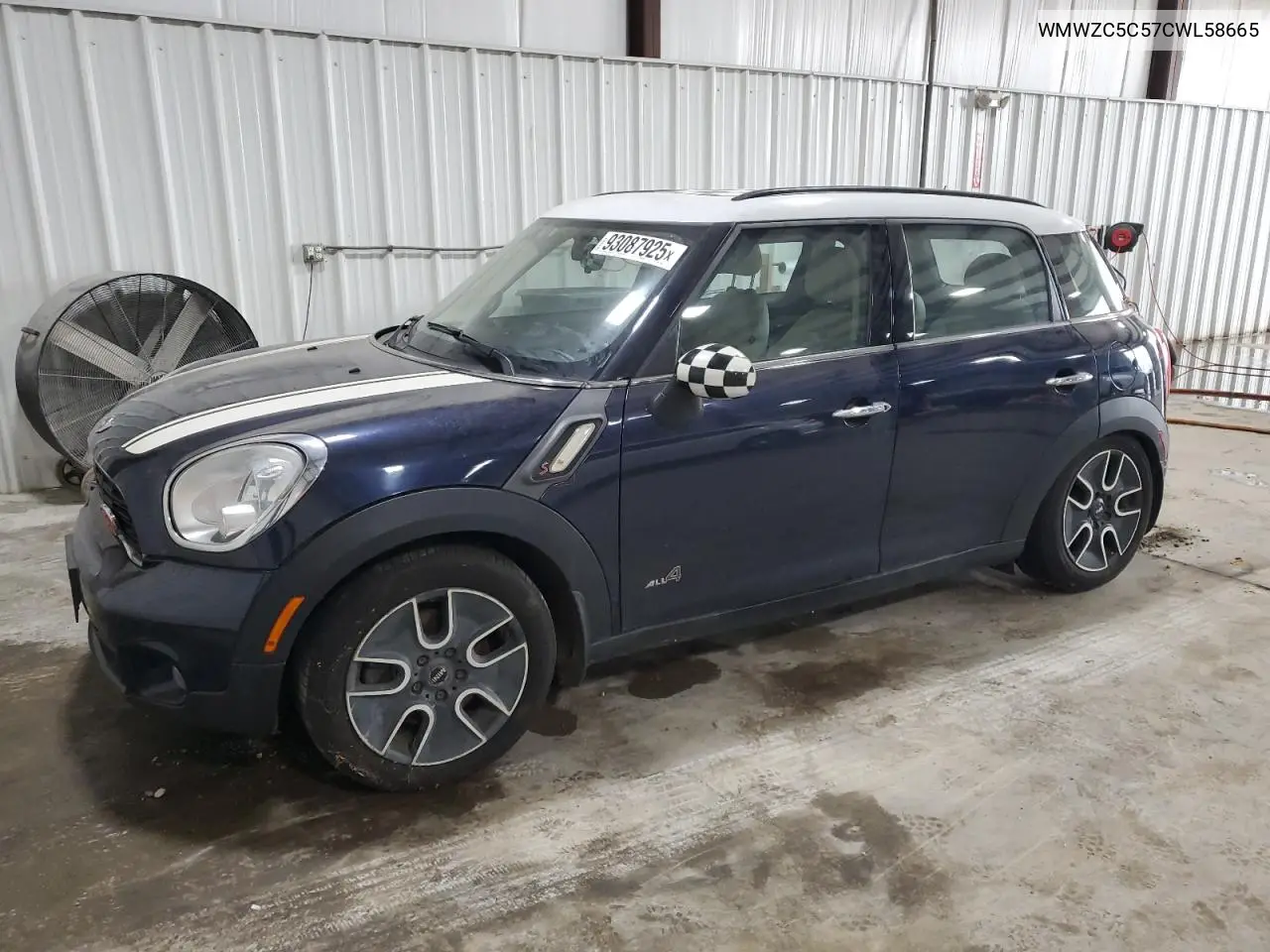 WMWZC5C57CWL58665 2012 Mini Cooper S Countryman