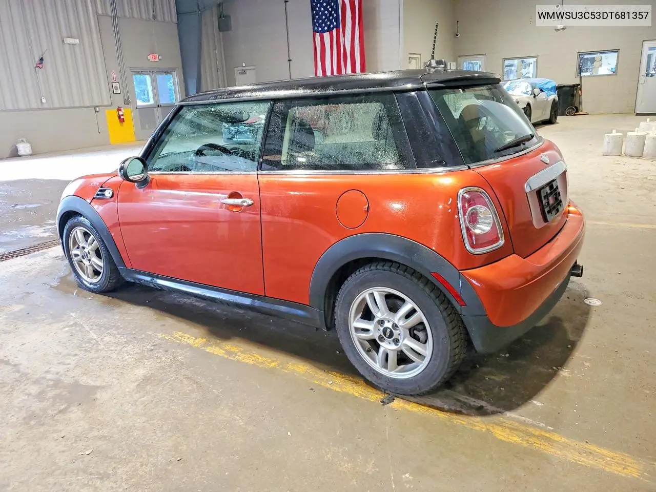 2013 Mini Cooper VIN: WMWSU3C53DT681357 Lot: 58919936