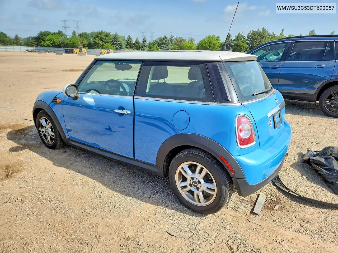 2013 Mini Cooper VIN: WMWSU3C53DT690057 Lot: 58981116