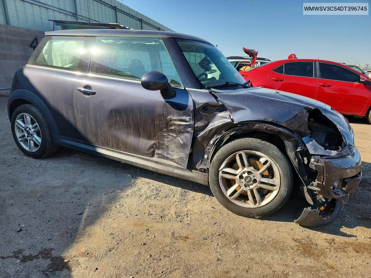 2013 Mini Cooper S VIN: WMWSV3C54DT396745 Lot: 59724096