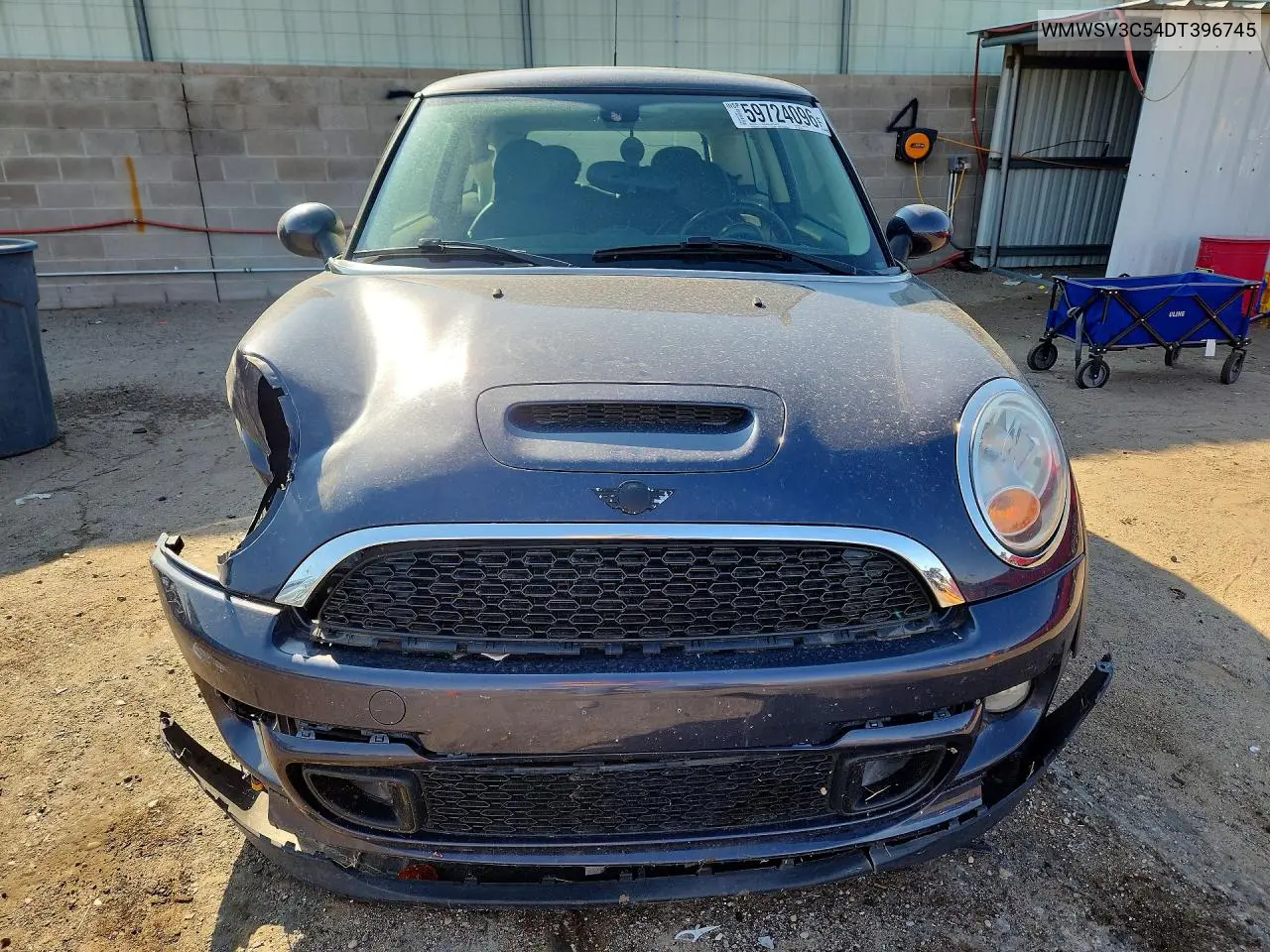 2013 Mini Cooper S VIN: WMWSV3C54DT396745 Lot: 59724096