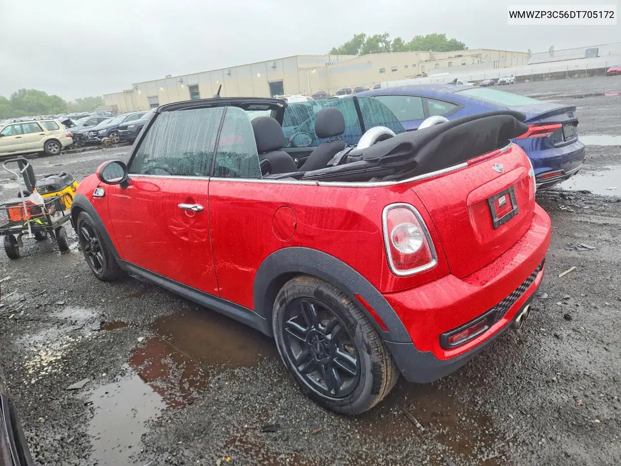 2013 Mini Cooper S VIN: WMWZP3C56DT705172 Lot: 59778076