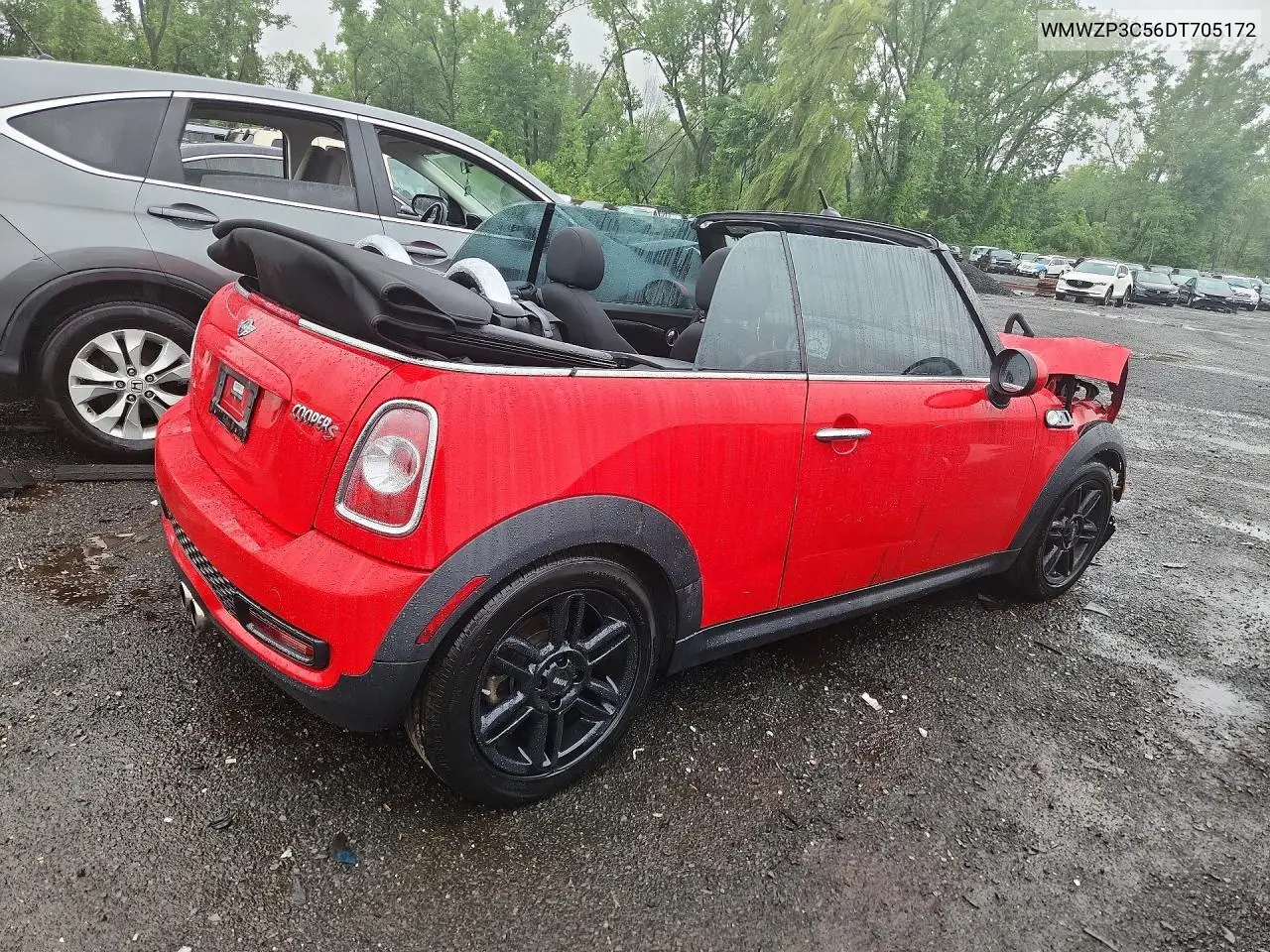 2013 Mini Cooper S VIN: WMWZP3C56DT705172 Lot: 59778076
