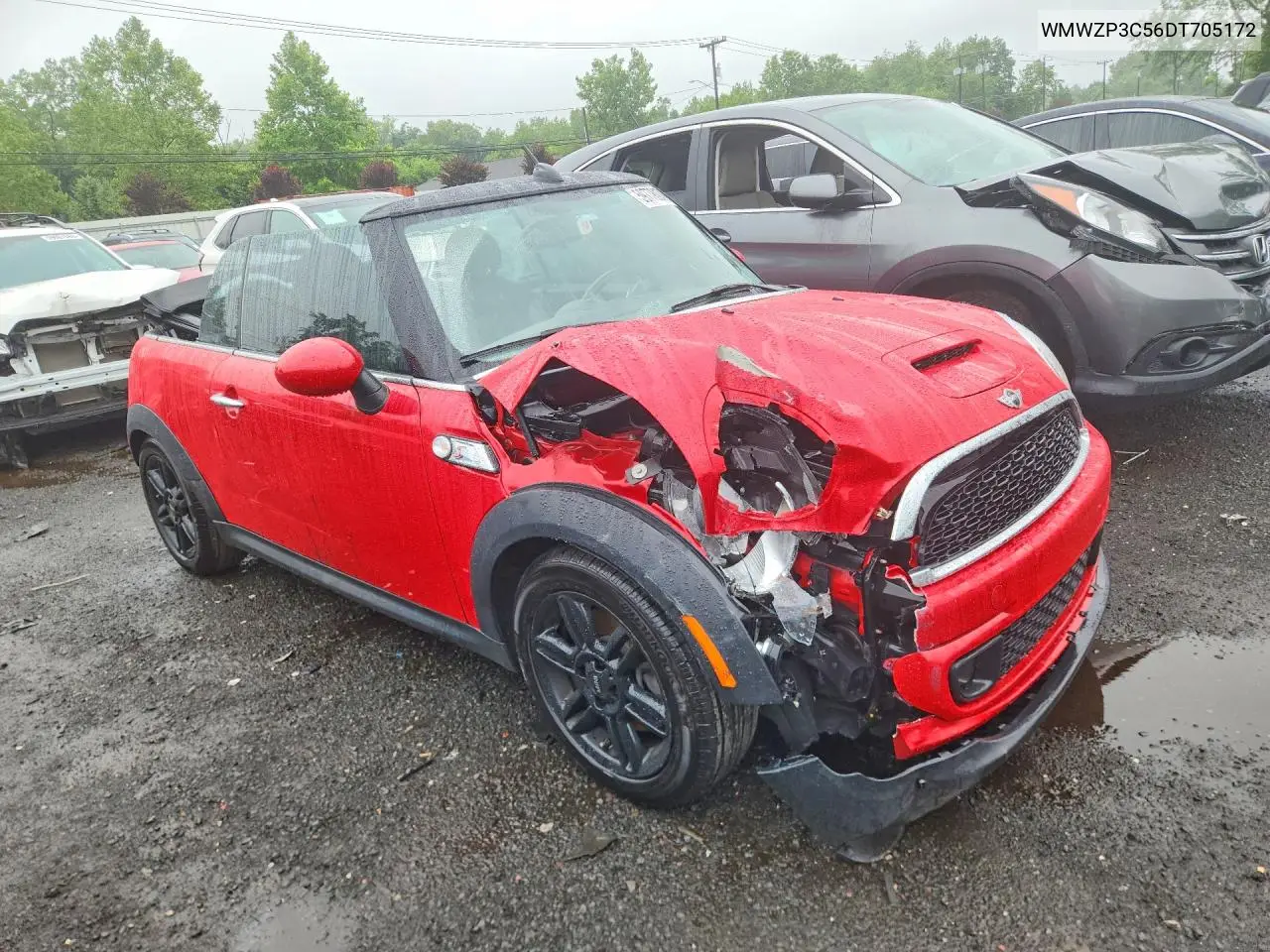 2013 Mini Cooper S VIN: WMWZP3C56DT705172 Lot: 59778076