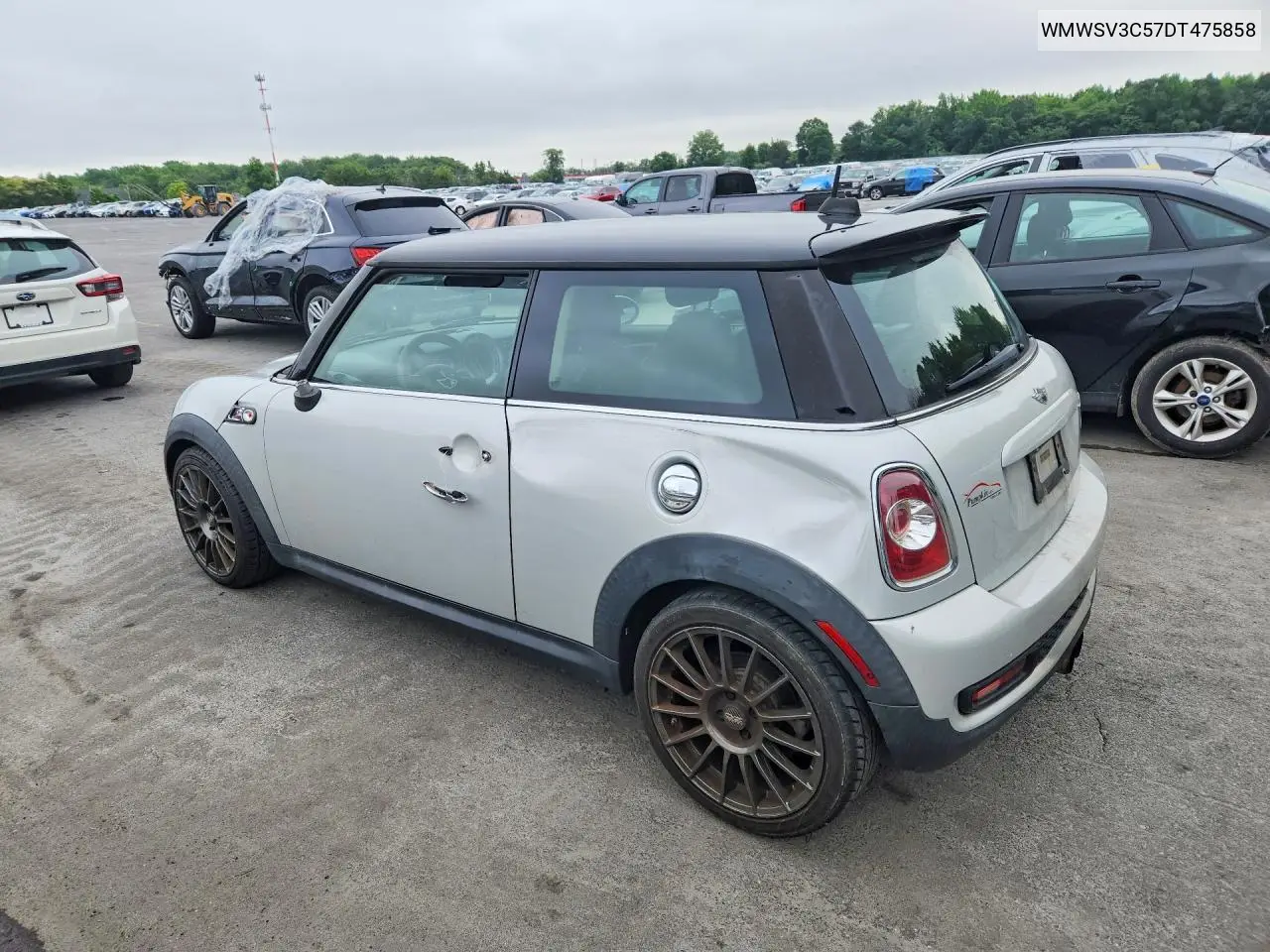 2013 Mini Cooper S VIN: WMWSV3C57DT475858 Lot: 59839996