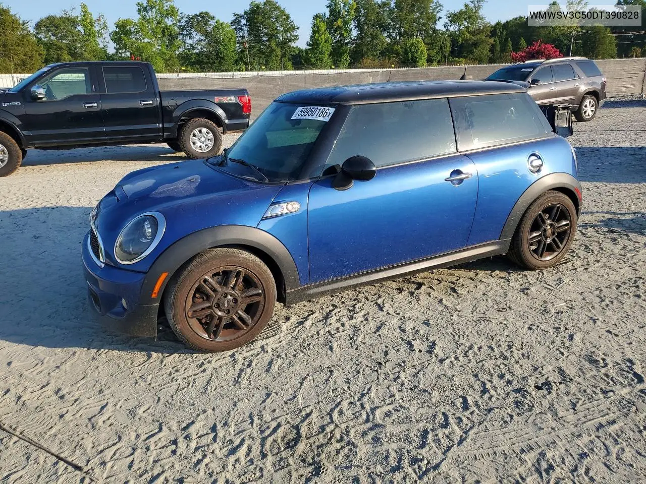 2013 Mini Cooper S VIN: WMWSV3C50DT390828 Lot: 59950186