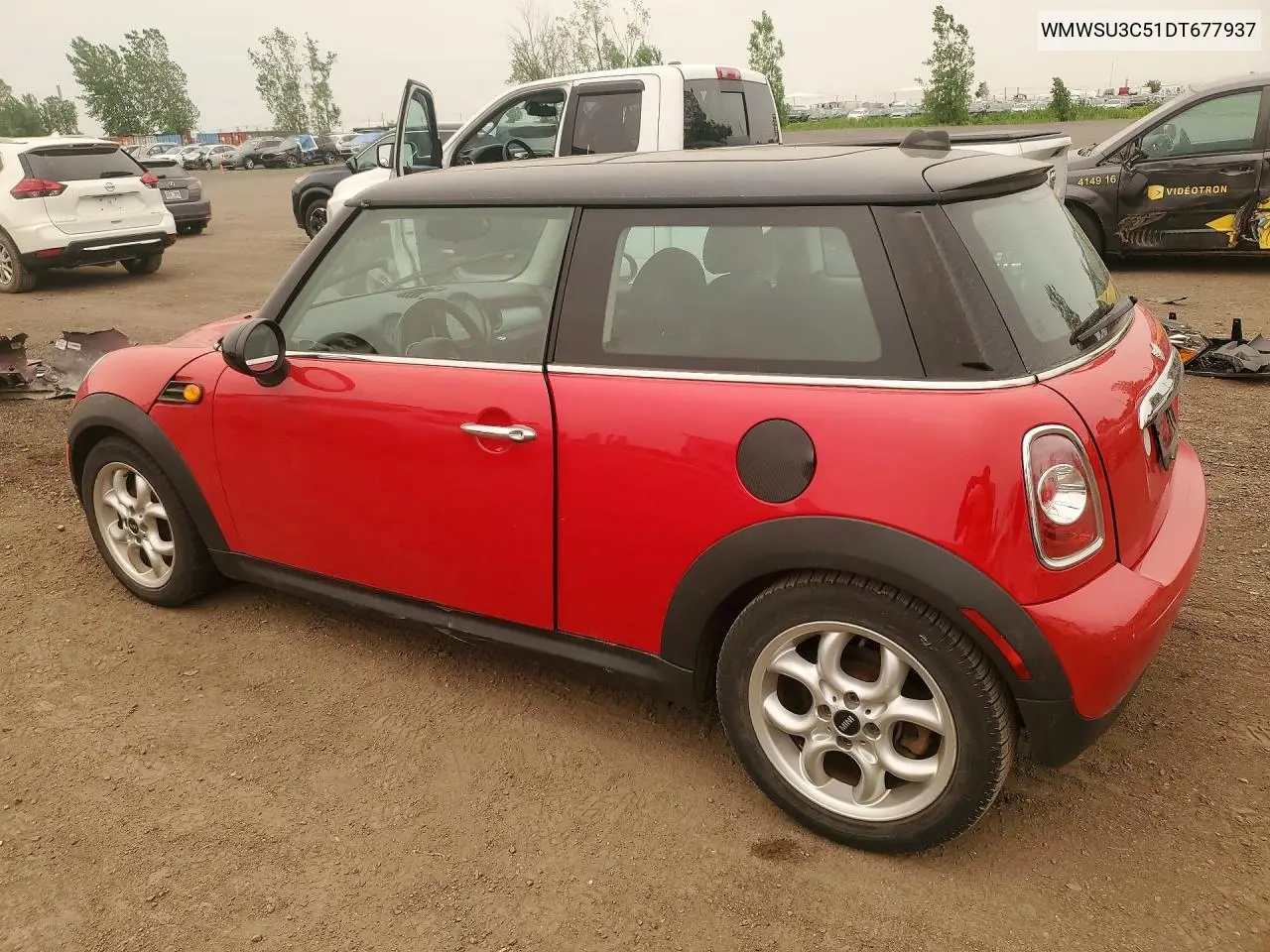 2013 Mini Cooper VIN: WMWSU3C51DT677937 Lot: 60165466