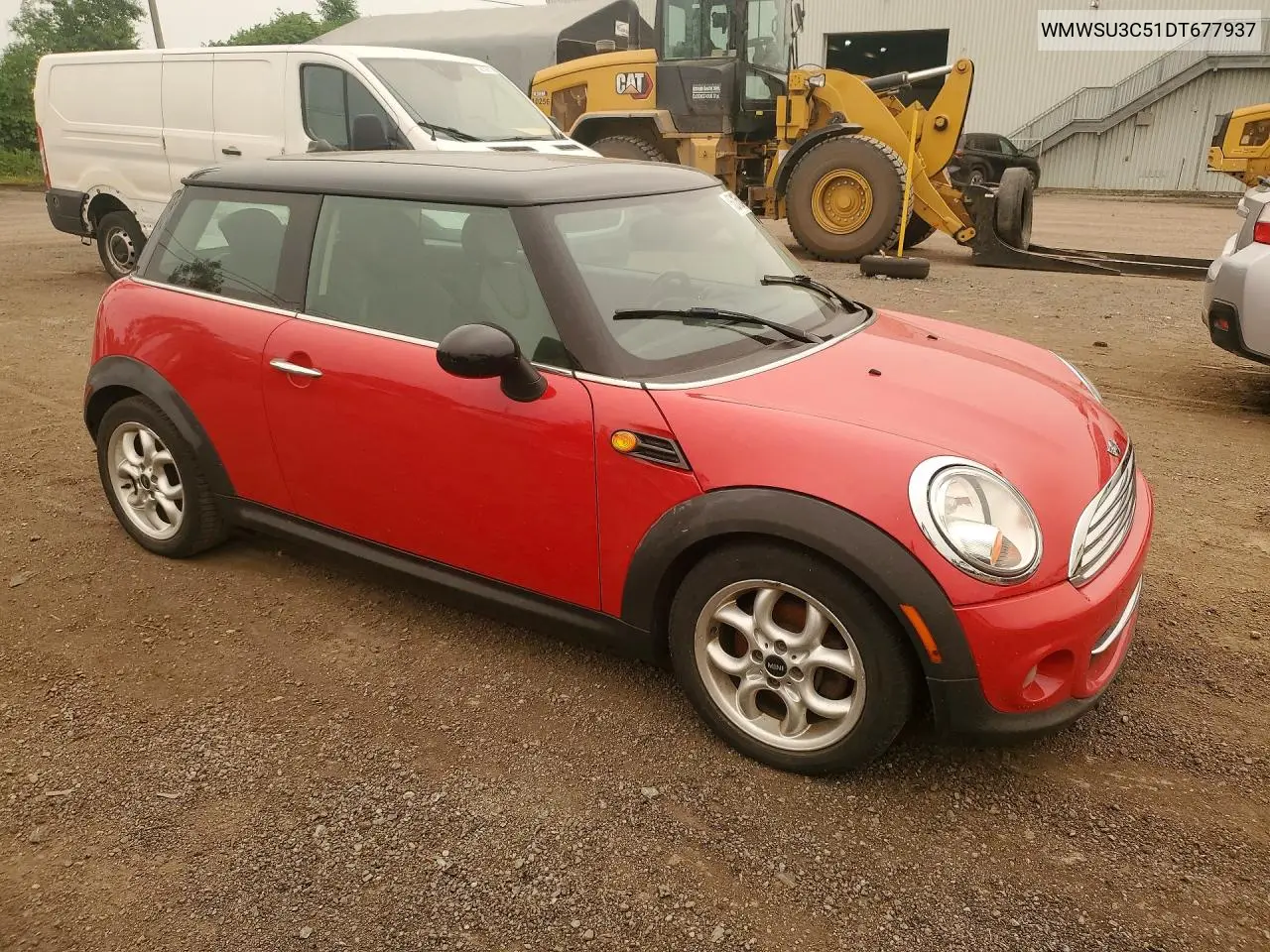 2013 Mini Cooper VIN: WMWSU3C51DT677937 Lot: 60165466