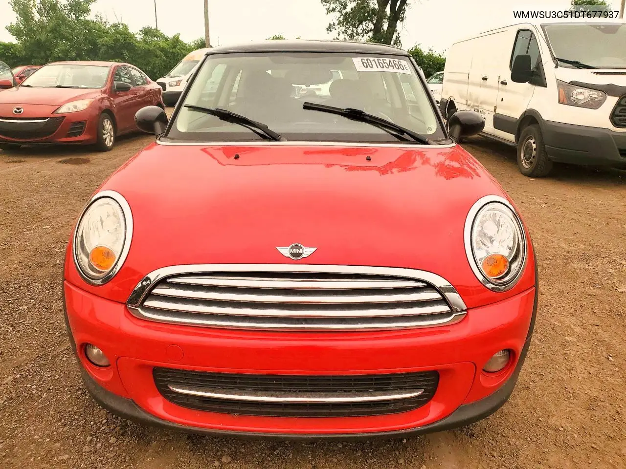 2013 Mini Cooper VIN: WMWSU3C51DT677937 Lot: 60165466